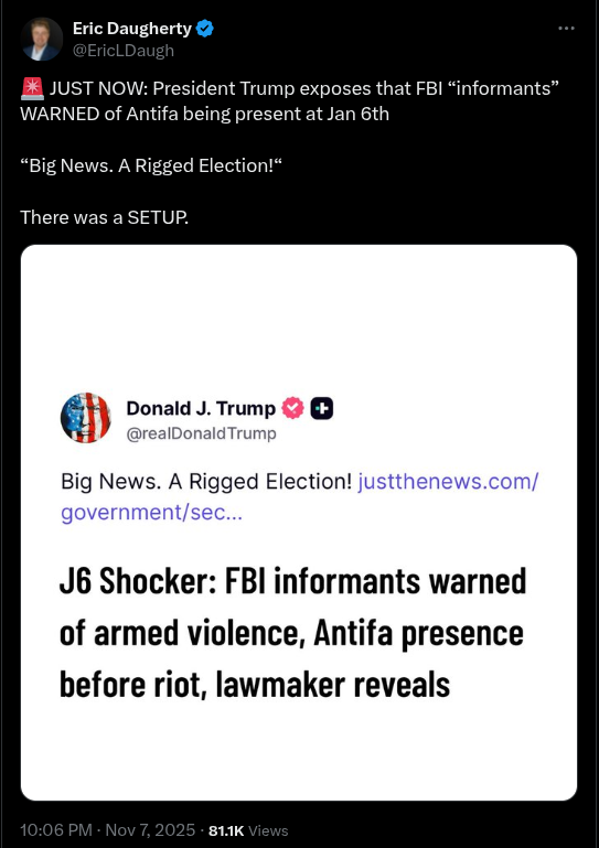 Trump post